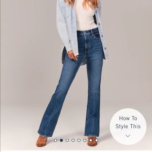 Abercrombie & Fitch Vintage Flare Ultra High Rise